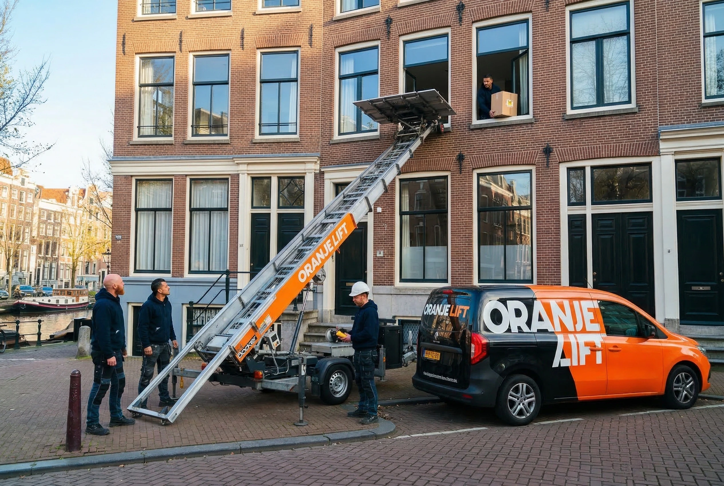 Professionele verhuislift bij appartement Veenendaal