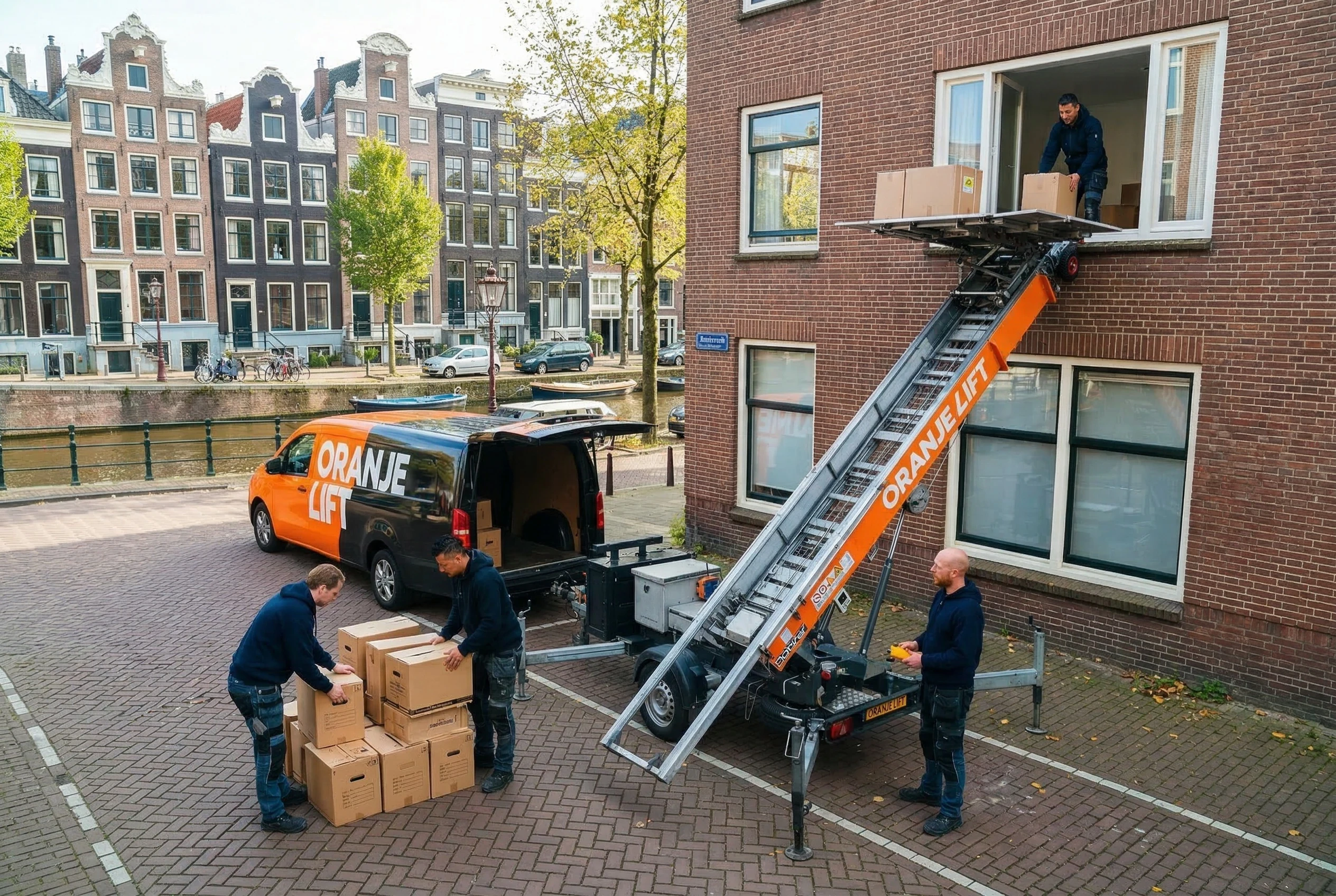 Verhuislift bij appartement Veenendaal